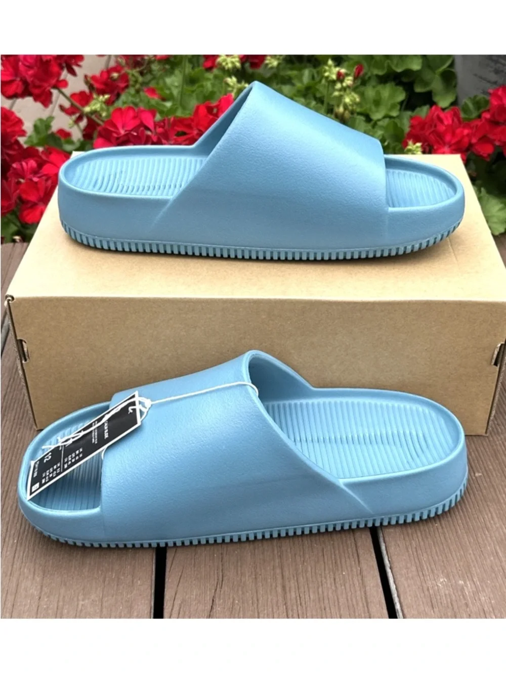 NIKE CALM SLIDES SMOKEY BLUE Recovery FD4116-005 Men’s 11 New With Box